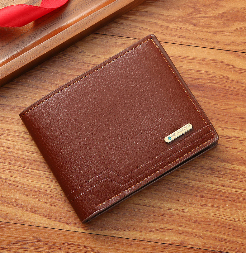 Men's Solid Color Pu Leather Open Wallets display picture 13