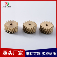 厂家供应高精度电机马达微型铜齿轮各类小模数减速机蜗轮齿轮非标