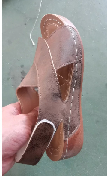 Sandalias romanas europeas y americanas para mujer 25 años verano nuevo estilo plataforma con falda casual punta abierta sandalias de playa de todo fósforo image 13