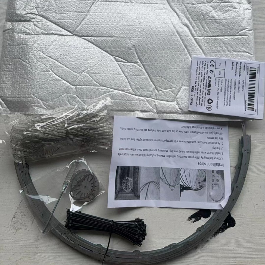 Estación independiente nueva esfera pantalla iluminada Navidad decorativa bola luminosa iluminación LED