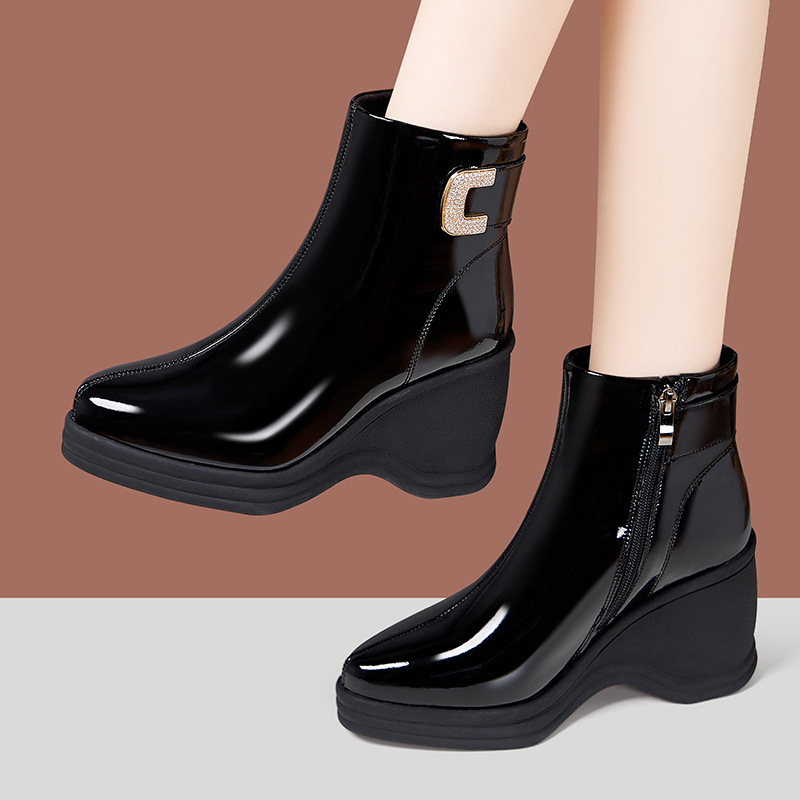 블랙 싱글 안감 9cm