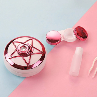 8033 star diamond series explosive contact lens box beautiful pupil box contact lens companion box care box