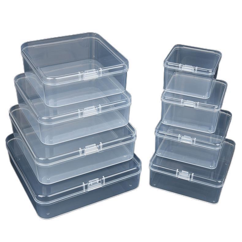 品質保証新型ppプラスチックケース正方形透明収納ケース高さ55*55*35部品包装ケース|undefined