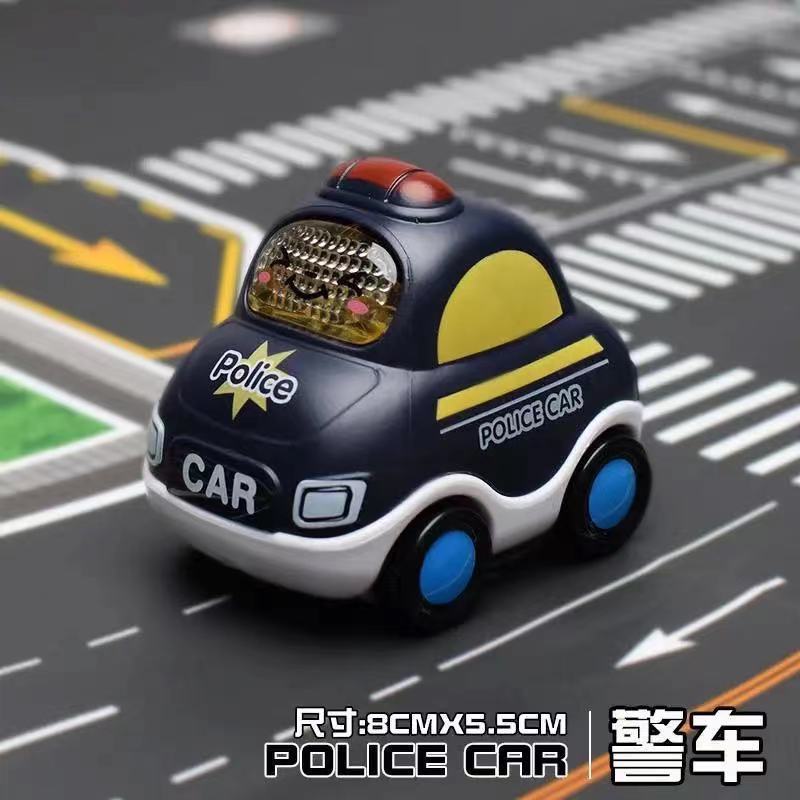 卸売ドロップシッピング楽しい漫画エンジニアリング車両掘削車落下耐性男の子と女の子子供シミュレーションおもちゃ慣性プレス車|undefined