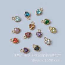 ����14K�����έh3mm��������ʯ����ʯ���ĵ���β�����DIY���