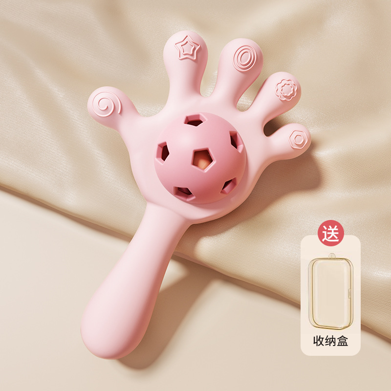 [치발기&딸랑이&그립 3in1] 사쿠라 파우더 [무료 보관함]