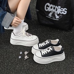 厚底真皮透气小白鞋女2025秋季新款休闲轻便板鞋软底户外运动女鞋