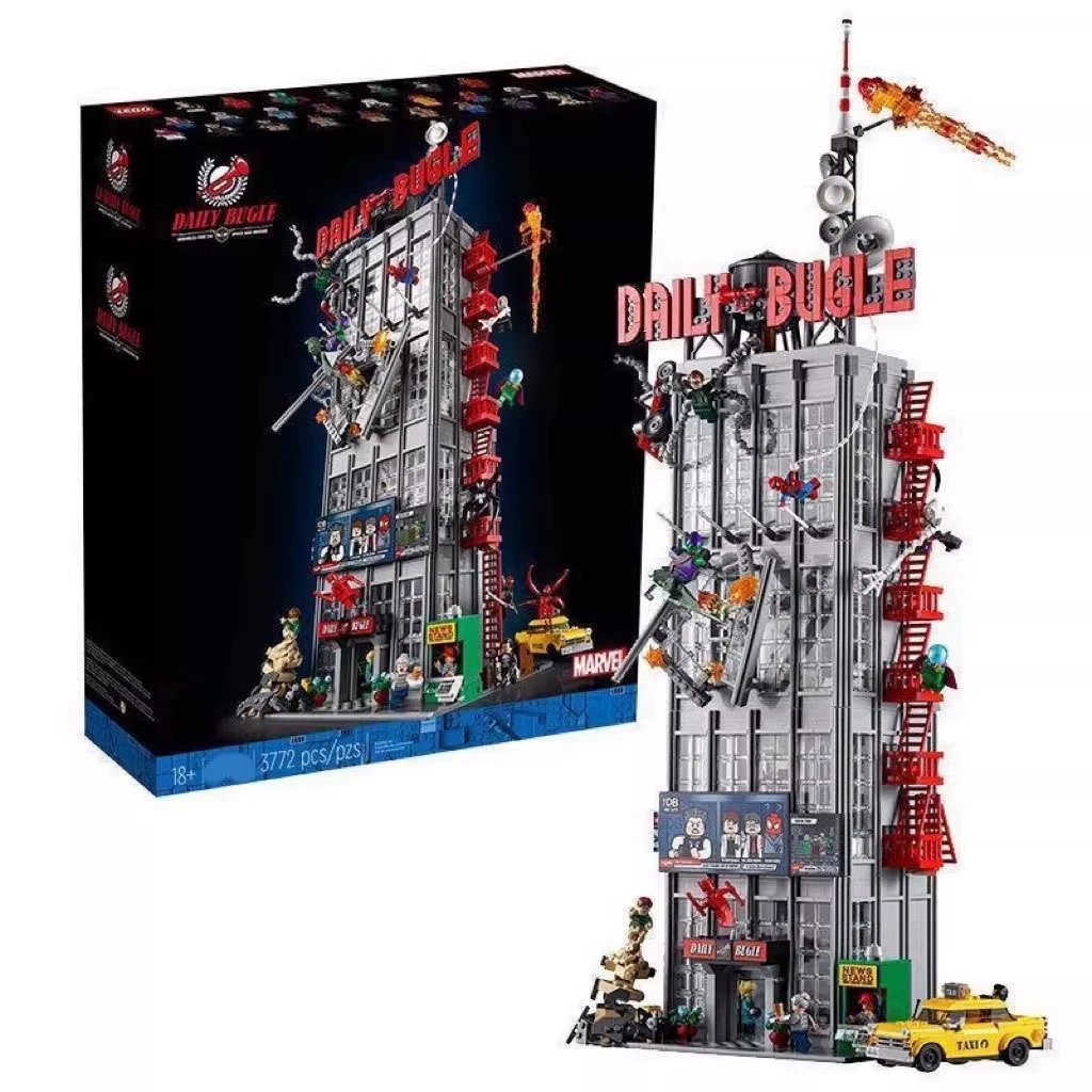 Кроссбордера совместимый набор LEGO Супергерои 76178 Daily Bugle Building конструкция Большой строительный набор для мальчиков игрушка
