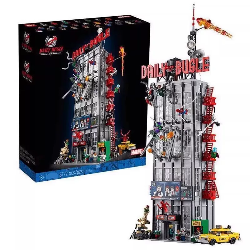 Кроссбордера совместимый набор LEGO Супергерои 76178 Daily Bugle Building конструкция Большой строительный набор для мальчиков игрушка