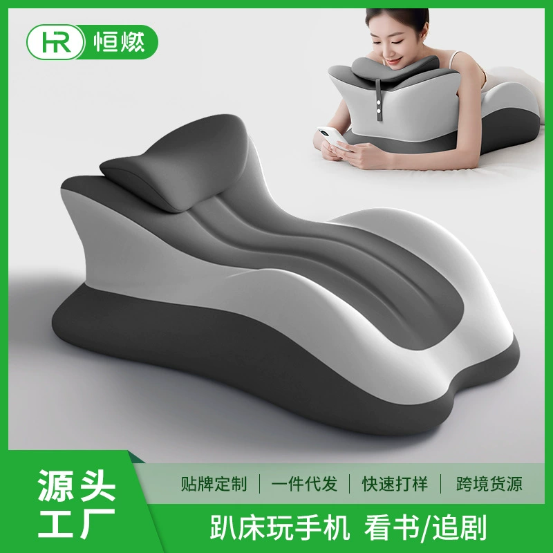 Многофункциональная подушка для сна на животе с поясничной поддержкой для лежания в кровати и поднятия тела.