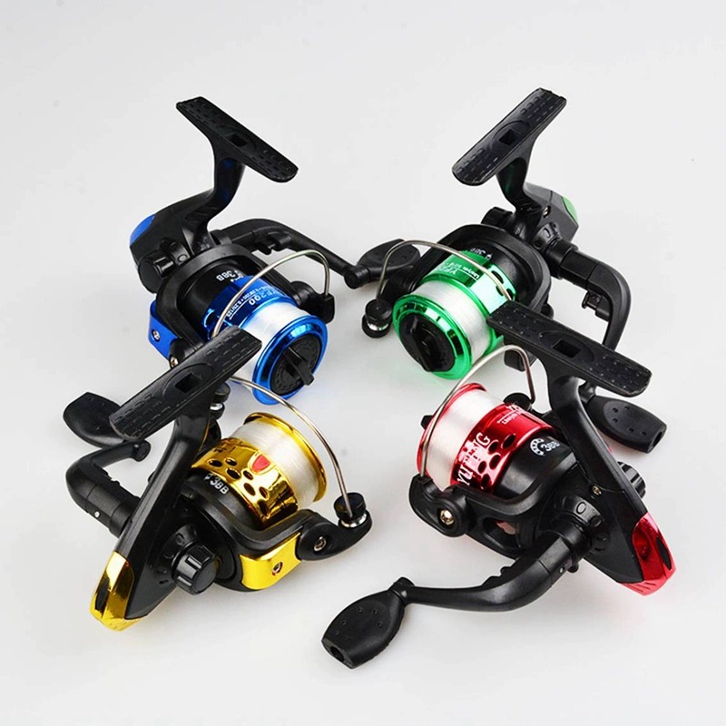 Green fishing reel (with line and no paper box)