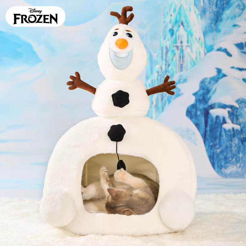 Disney Ice and Snow series Snow Boat invierno dormir casa cálida muñeca Garfield dormir camisa