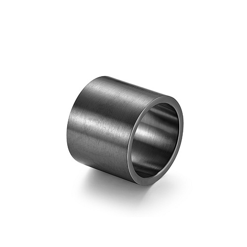 18mm wide titanium steel men's ring European and American fashion casual style plain face ring Amazon supply wholesale