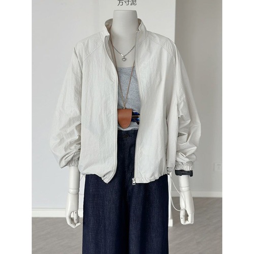 Women's thin sun protection coat, popular casual outdoor jacket, spring and summer leisure combat jacket, versatile sporty jacket, women's wholesale