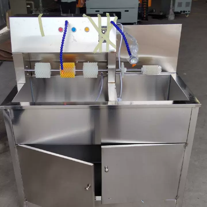 商用洗鞋机大型单槽工业干洗设备半自动刷鞋机可调速带加热