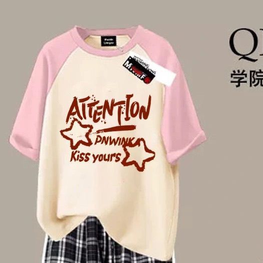女子学生向けの夏の人気半袖Tシャツ単品/セット、甘いスタイル、ゆったりカジュアルなワイドパンツ、トレンドの2点セット|undefined