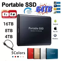Портативный SSD накопитель для расширения и апгрейда, 2TB/4TB/8TB/16TB, высокоскоростная передача USB3.0