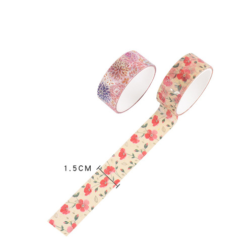 Yida Hot Stamping DIY Color Printing Washi Tape 2M 15MM Amazon/AliExpress/wish Cross-border E-commerce Wholesale