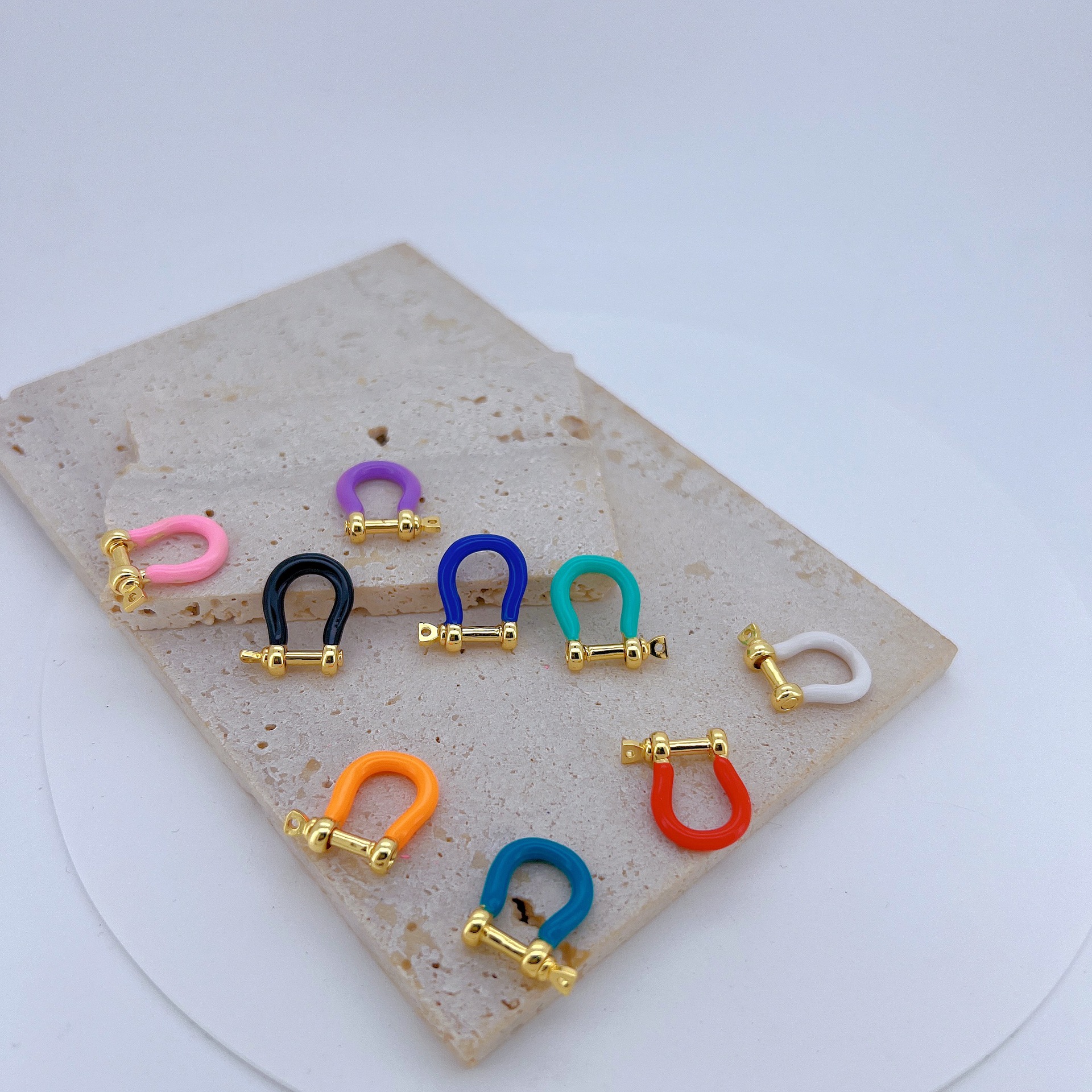 1 Piece 15*18.7mm Copper U Shape Jewelry Buckle Jewelry Accessories display picture 1