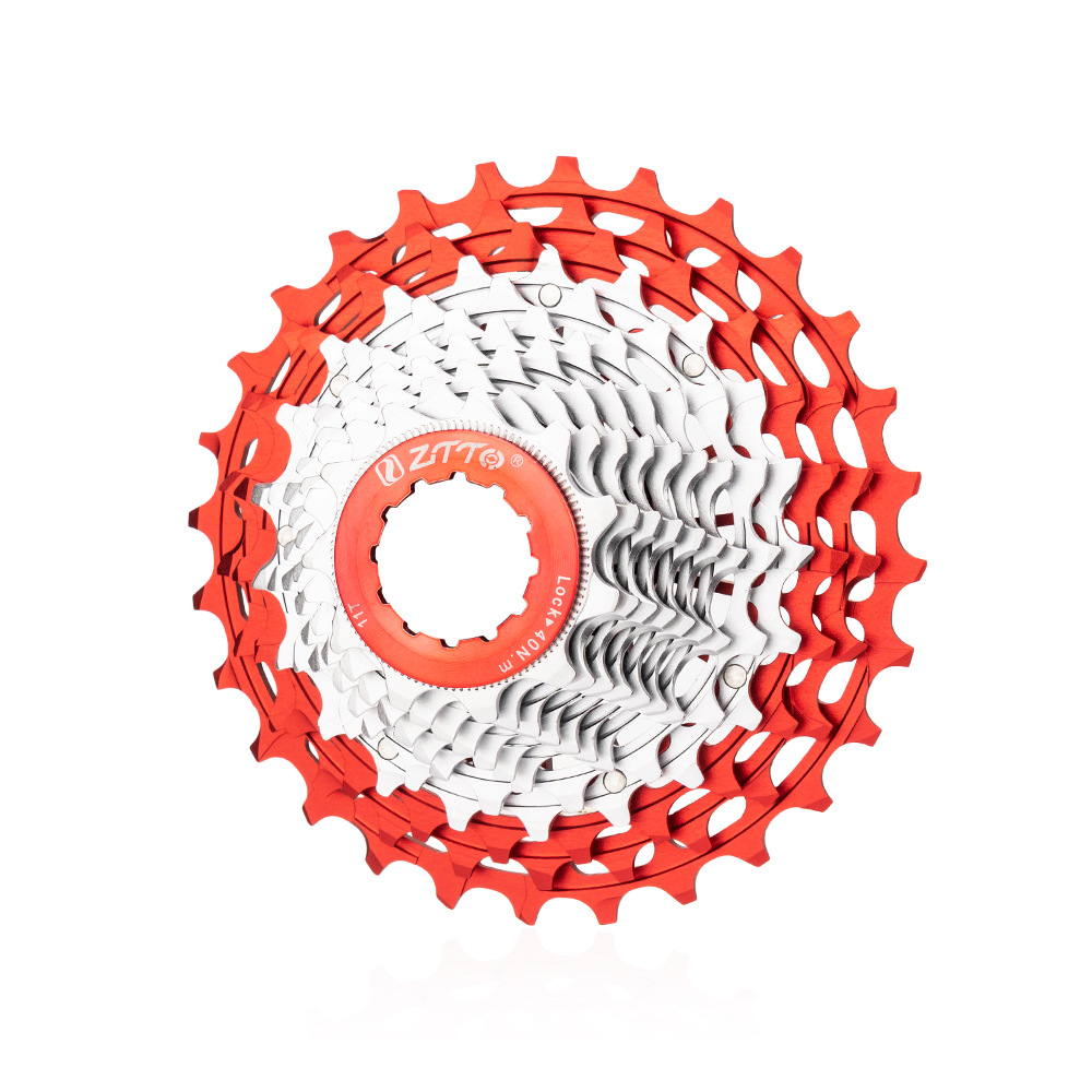 ZTTO bicicleta de carretera aviación de aluminio súper duro y duradero volante ligero CNC volante de bicicleta de carretera todo en uno