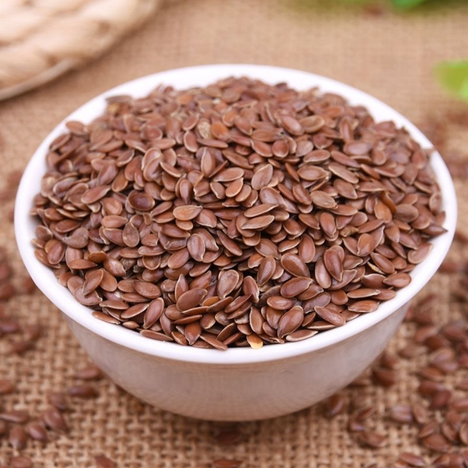 Flax Seed Ya Ma Zi 亚麻籽 Dried Linseed Whole Seeds 100g for Tea Soup and Culinary Use quality and texture