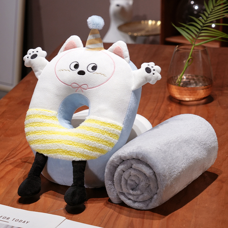 웨스트 하이랜드 + 그레이 벨벳 담요 (1* 1.7m )