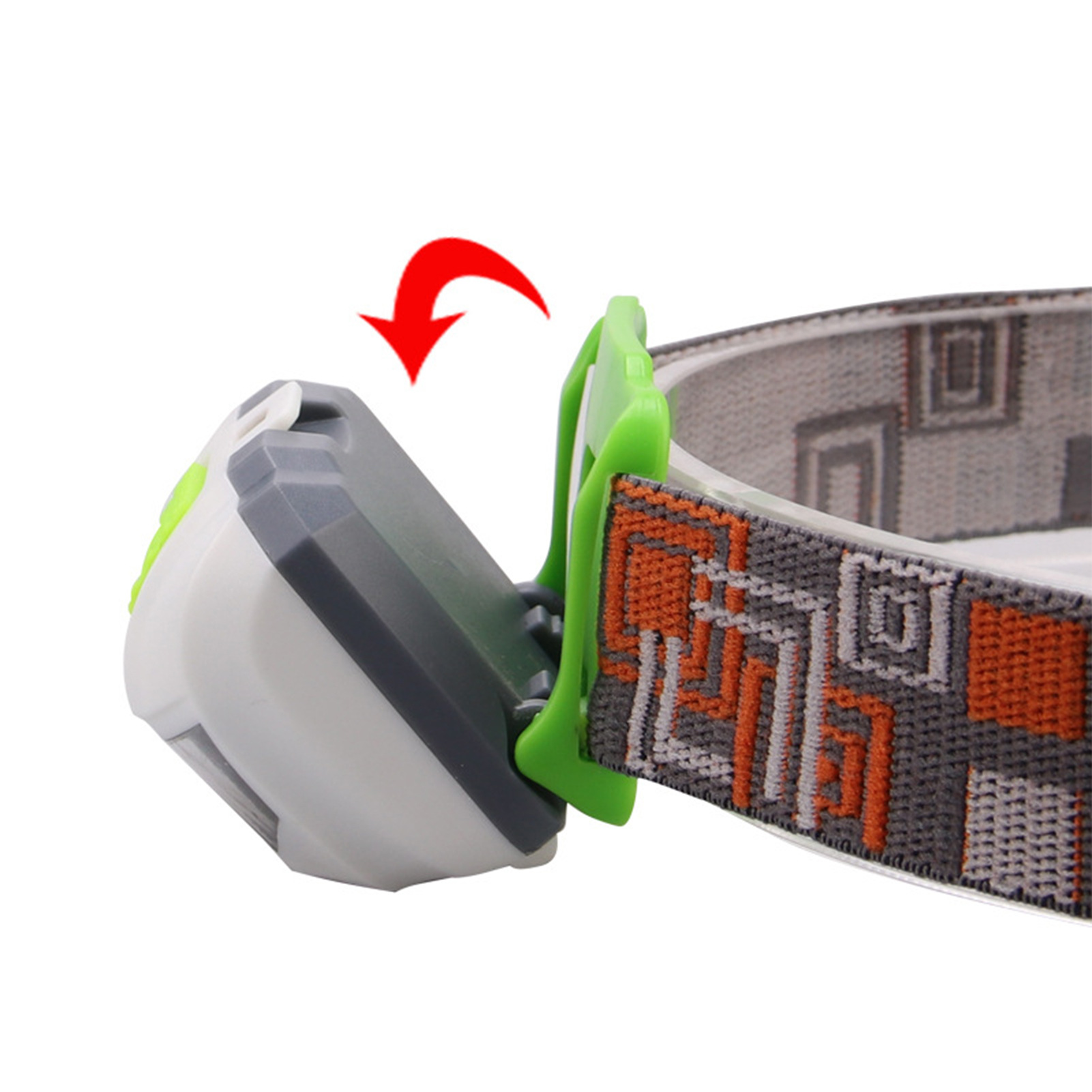 Lanterna de cabeça led recarregável para caminhada e escalada_voghion.com