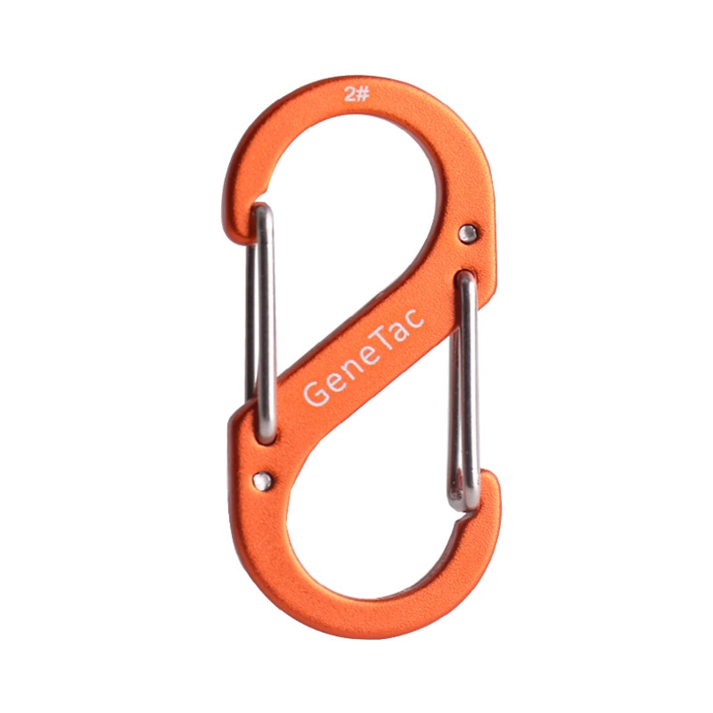 Bidirectional wire spring 8-character hook carousel buckle из алюминиевого сплава S-образной формы GeneTac No. 2