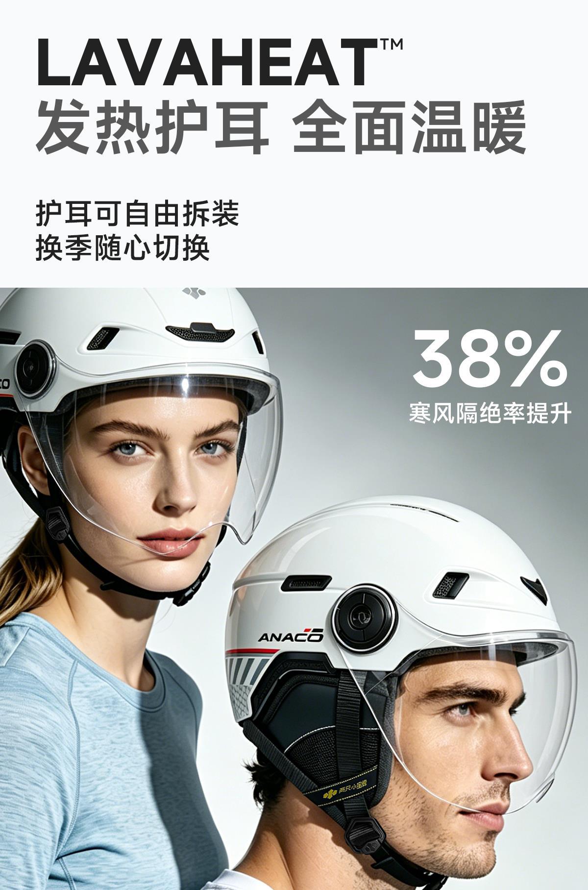 Two Little Bees 3C Certified Electric Motorcycle Safety Helmet for Men and Women, Summer Sun Protection Half Helmet, Suitable for All Seasons