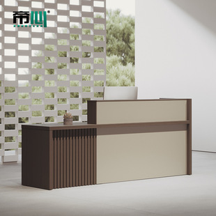 Cashier Front Desk Reception Desk Company Lobby Beauty Salon Clothing Store Hotel Counter Modern Simple Front Desk Reception