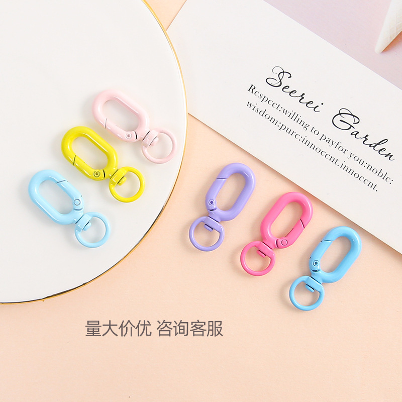 个性彩色金属饰品挂件创意U型弹簧扣包包挂件diy手工挂件饰品批发|undefined