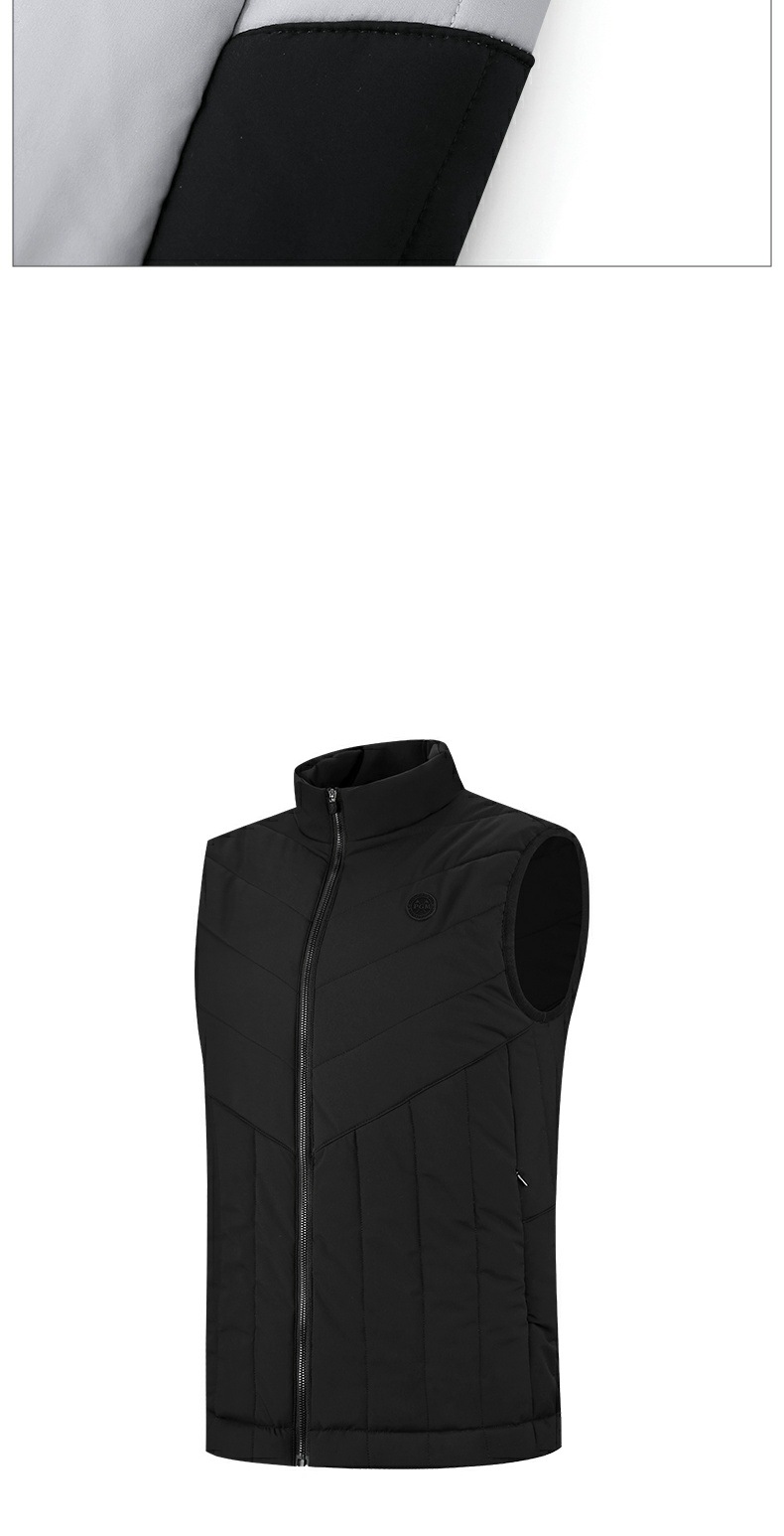 Áo ghi lê golf PGM nam chần bông giữ ấm mùa thu đông — YF519-Áo khoác bông đen [chần bông], YF519-Áo khoác cotton xám [chần bông], YF517-Áo khoác màu đỏ [90% lông vịt trắng], YF517-Áo khoác đen [90% lông vịt trắng] chi tiết 16