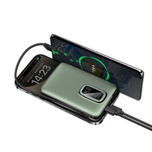 22.5超级快充自带线充电宝20000mah彩印图案移动电源礼品定制LOGO