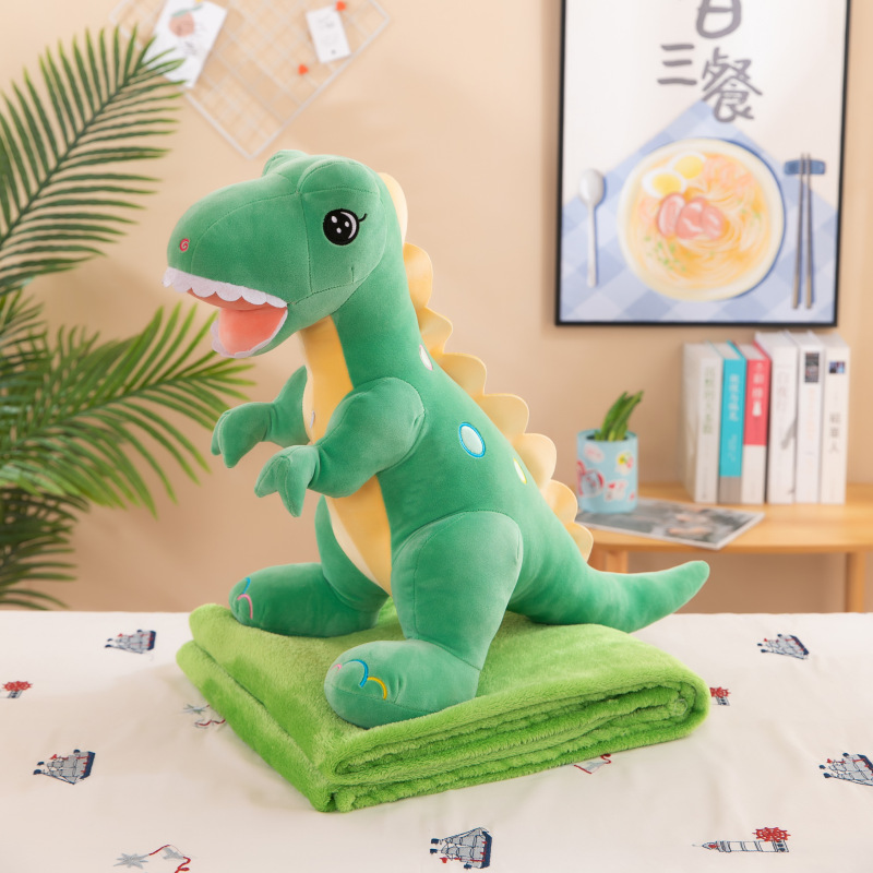 Oficina de dibujos animados almohada edredón de doble propósito almohada cojín del coche multi-funcional manta siesta Comercio exterior al por mayor