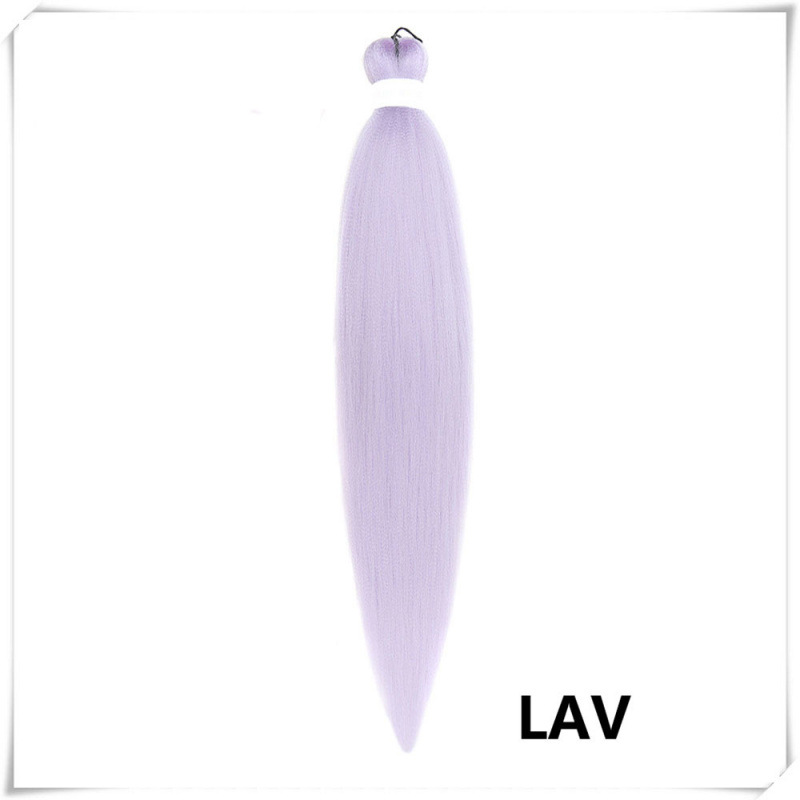 Fijo de baja temperatura de agua caliente FR Easy Braid Fibra química Trenza sucia Multicolor Negro Pechón suave y esponjoso