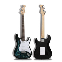 IRIN专业电吉他22品初学者入门级玫瑰木图案演奏级椴木吉他乐器