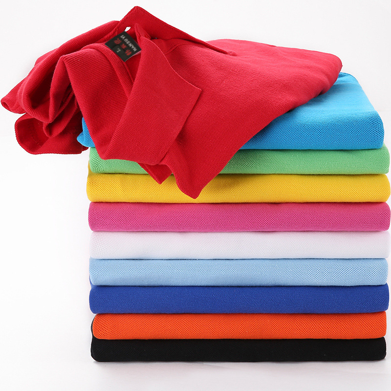 Lapel T-shirt women's short-sleeved work clothes summer work clothes top summer work clothes leading polo shirt custom printed LOGO