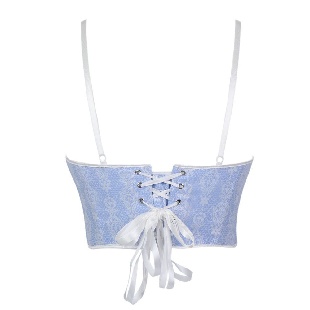 Azul pálido flor dulce cinturón corset moda damas modelador Aliexpress suministro transfronterizo