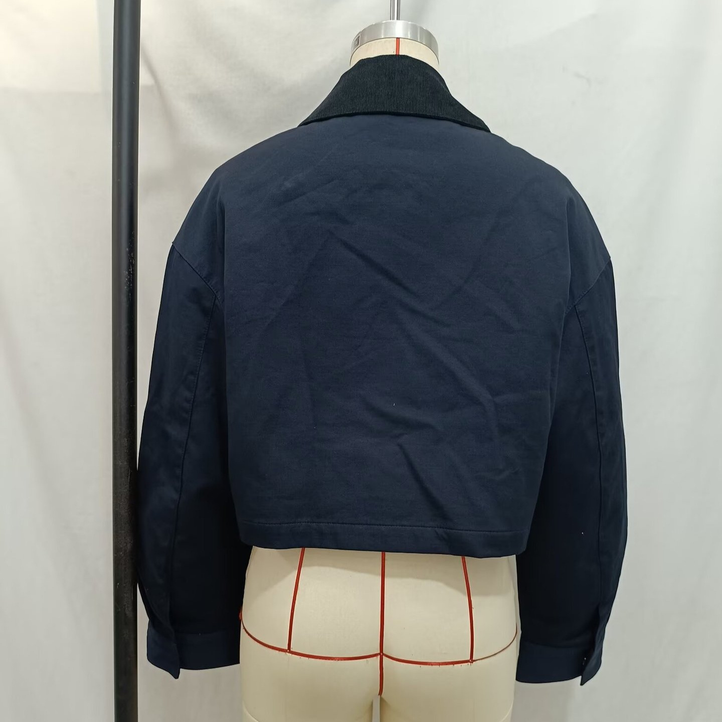 Abbigliamento donna autunno/inverno 2024 nuova moda di strada giacca collo in velluto a coste_voghion.com