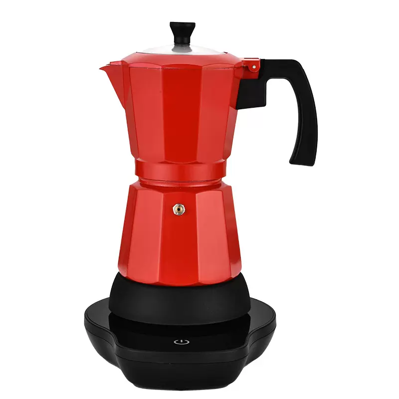 跨境爆款意式铝制摩卡壶欧式咖啡器具八角摩卡咖啡壶现货批发