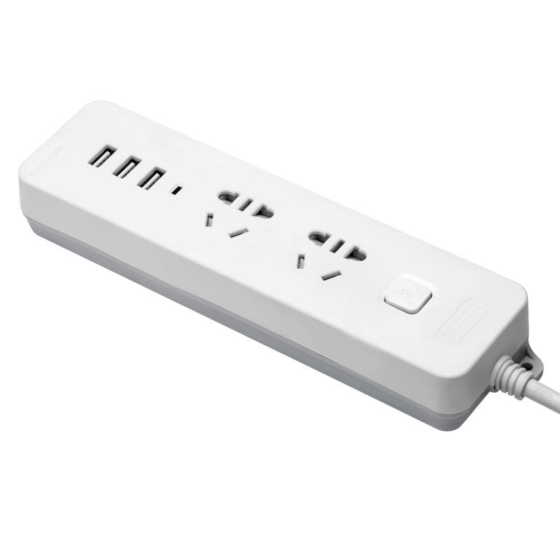 齐心PCP-WZ215U 延长线插座 2位10孔3USB孔 总控 全长1.5米