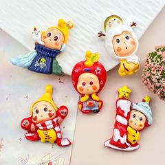 卡通大卡萌粒星星人树脂配件diy手工手机壳发夹头绳箱包鞋扣材