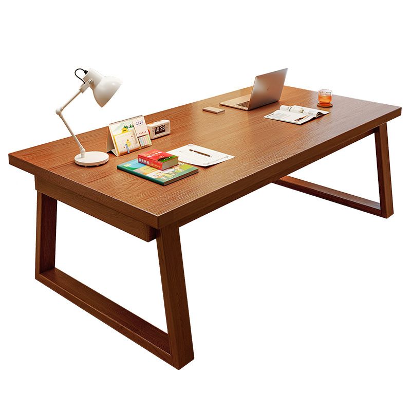 Escritorio de madera sólida escritorio de computadora doble dormitorio escritorio de estudio en el hogar escritorio de escritorio rectangular simple escritorio de oficina