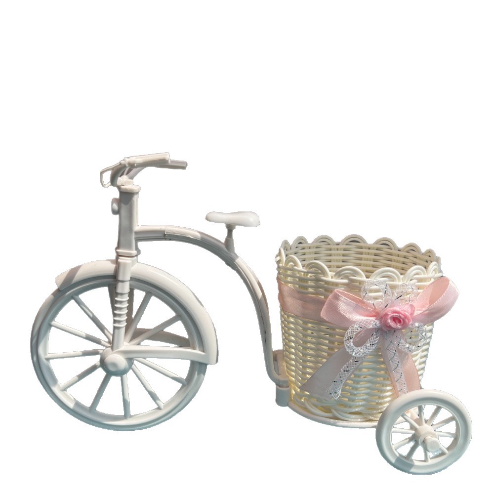 Cesta Decorativa con Forma de Triciclo con Borde Ondulado para Oficina y Dormitorio image 6
