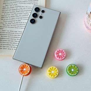 Cartoon Lemon Data Line Protective Cover for Apple Android Data Line Protective Cover Charging Line Protective Cover in stock