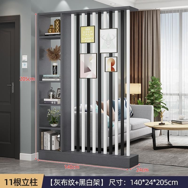 落地屏风隔断客厅2025新款家用中式创意隔断入户正对门装饰屏风柜|undefined