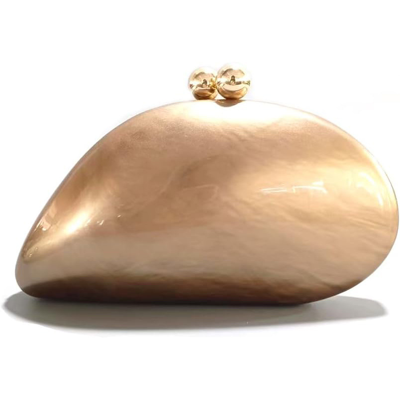 New Women's Cross-border Foreign Trade Dumpling Pressed Evening Shoulder Crossbody Wedding And Banquet Clutch, Chain_voghion.com