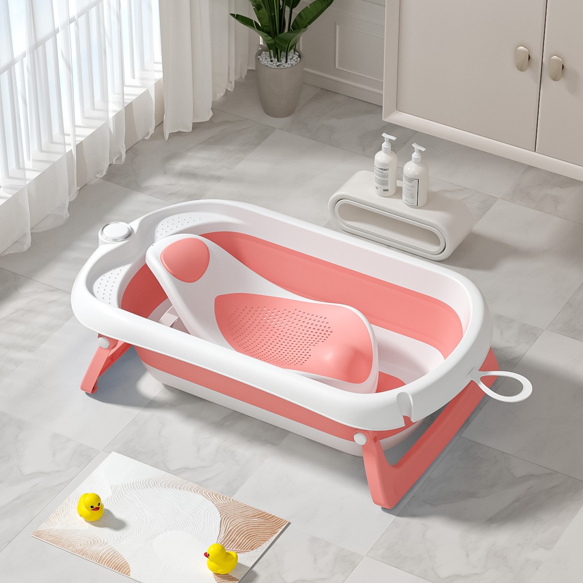 Xi 'er Hong diez rack de baño