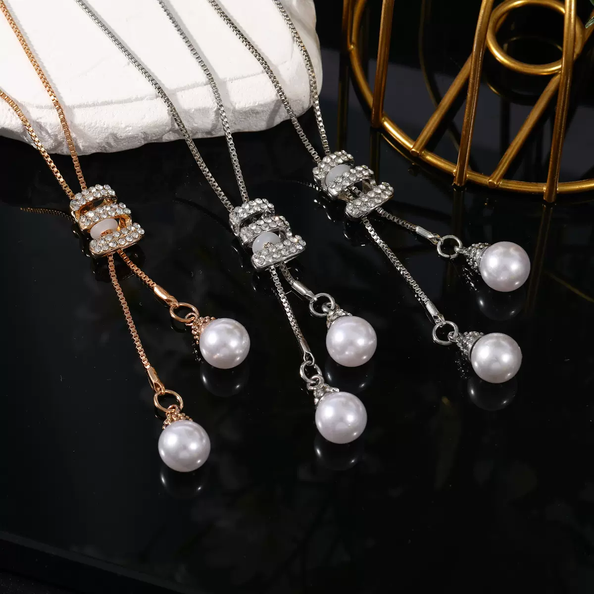 韩版新款可调节毛衣链时尚潮流饰品高级感百搭 小众设计 厂家直销