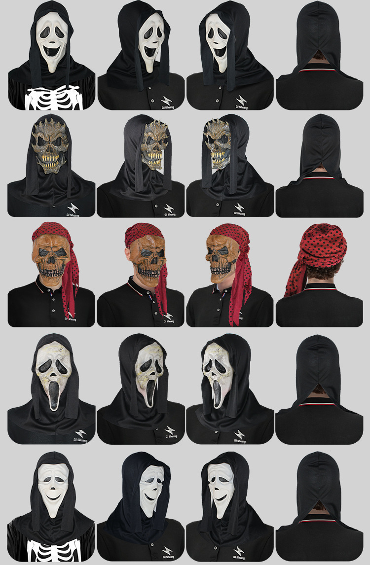 640g Weight 1 Piece Quantity Daily, Festival Occasion PVC Material Halloween Festival Skull Pattern Unisex Gender Vintage Style, Exaggerated, Funny Style Vintage Style Exaggerated Funny Skull Pvc Halloween Unisex